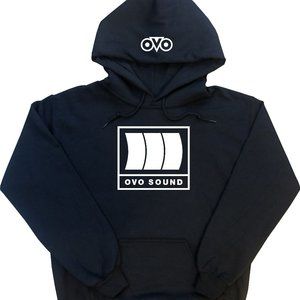 OVO Sound Hoodie with OVO on the Hood Black